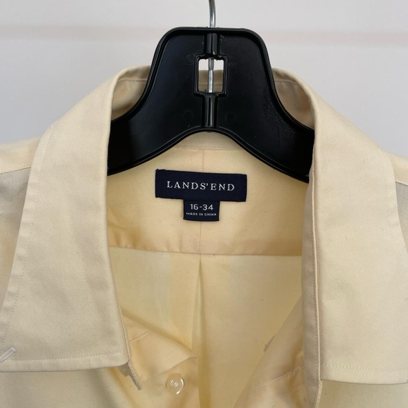 Lands’ End Button Up Dress Shirt - Picture 2 of 3